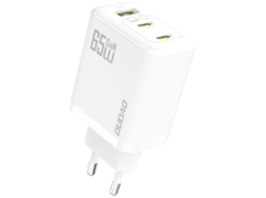 Dudao A29EU Adapter 65Watt 2xUSB-C 1xUSB-A Hvid